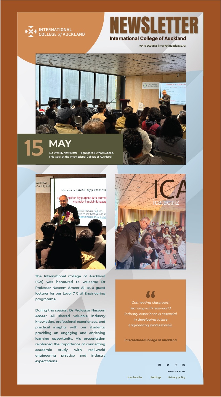 Online webinar at ICA