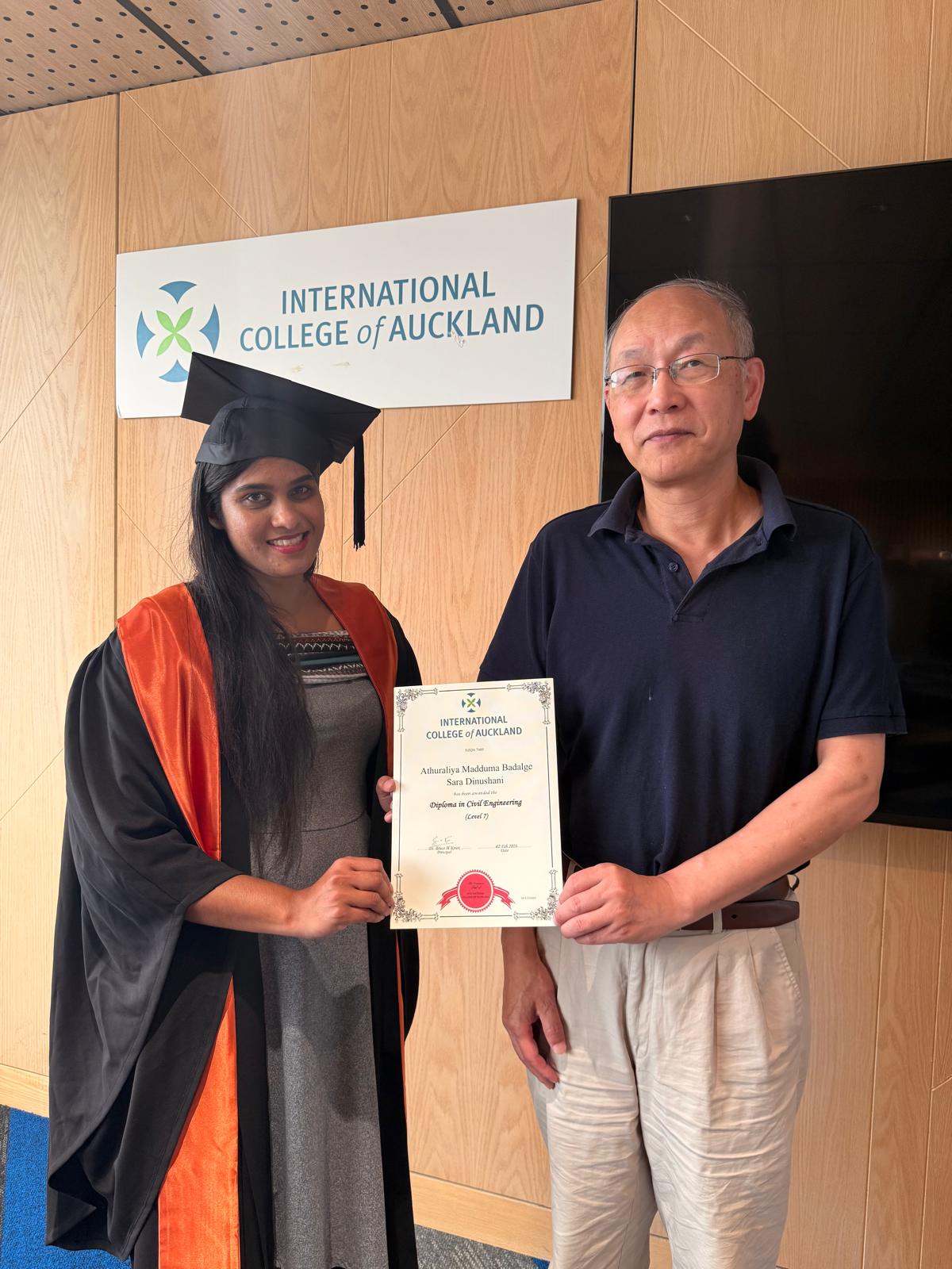 Diploma in Civil Engineering Level 7 graduation