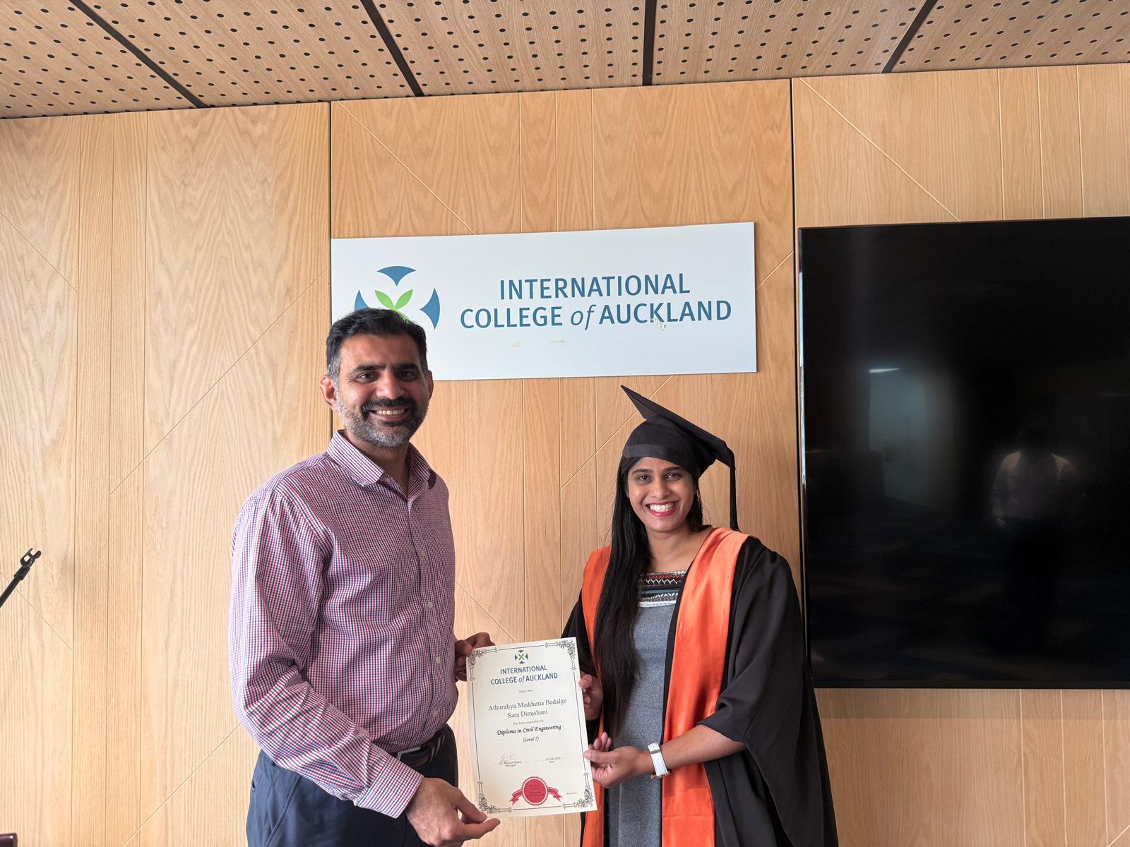 Diploma in Civil Engineering Level 7 graduation