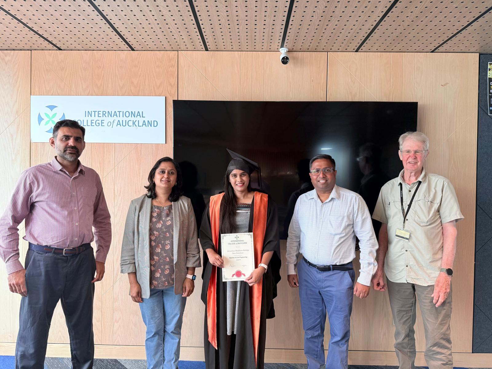 Diploma in Civil Engineering Level 7 graduation