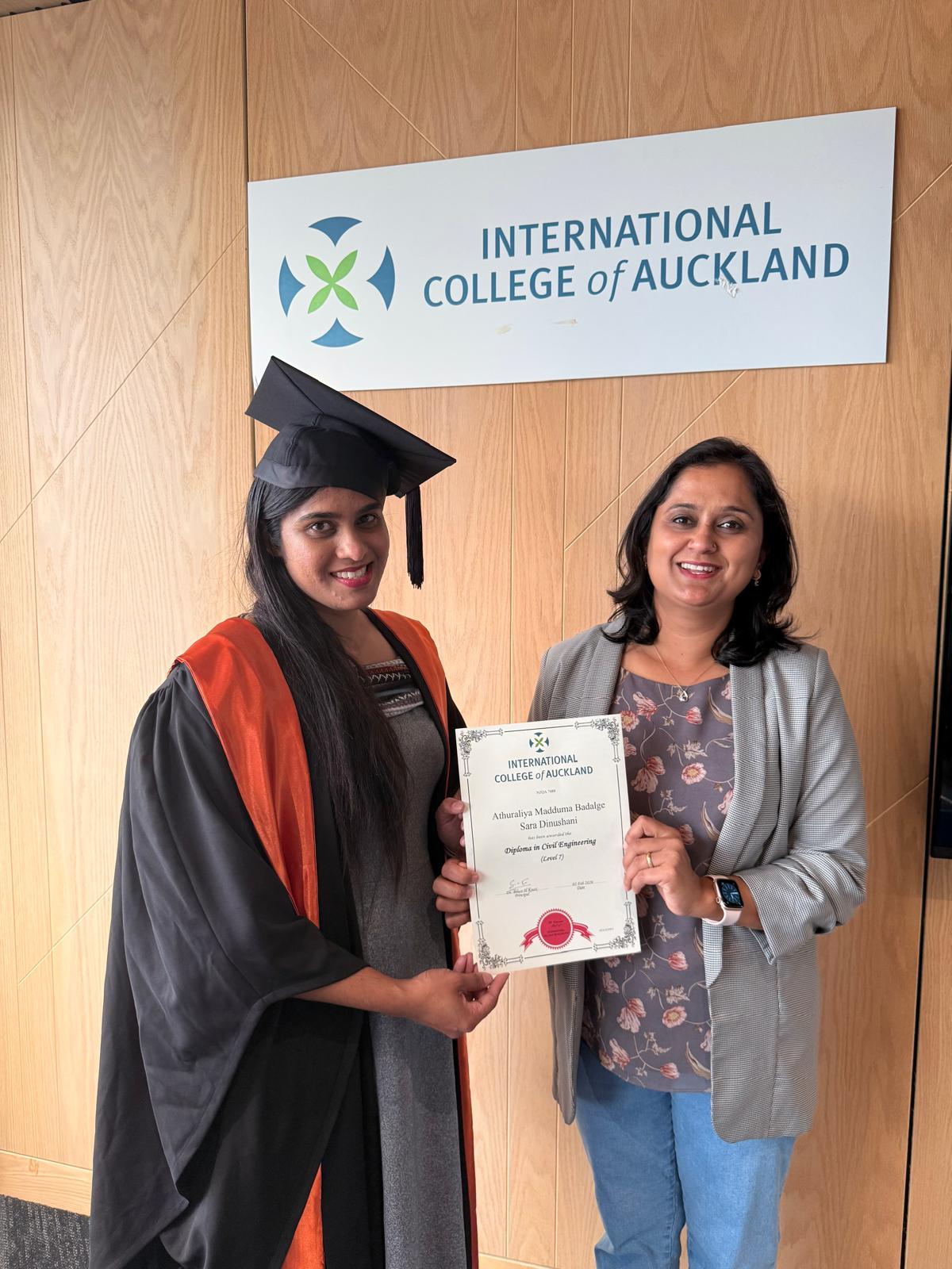 Diploma in Civil Engineering Level 7 graduation